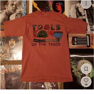 Vintage fruit of the loom Tools of the Trade camping t shirt